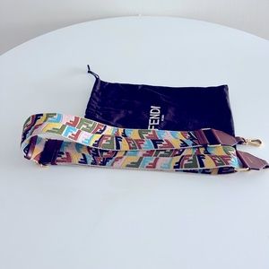 Beautiful Multi-Color Fendi Bag Strap